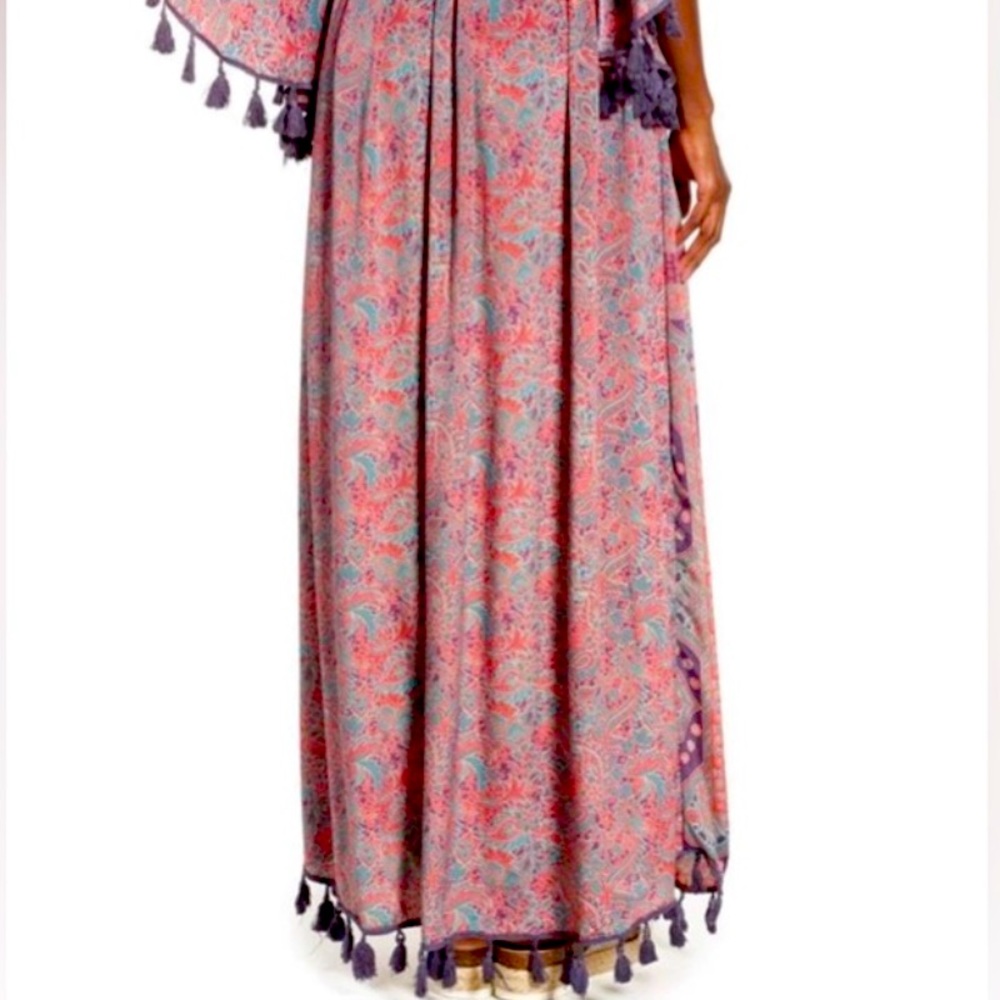 RAGA Electric Love Colorful Patterned Maxi Dress Size M Anthropologie NWTS - Picture 8 of 8